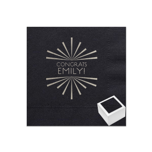 Say congrats with this Congrats Burst Napkin Reception Set. Make someone happy today!