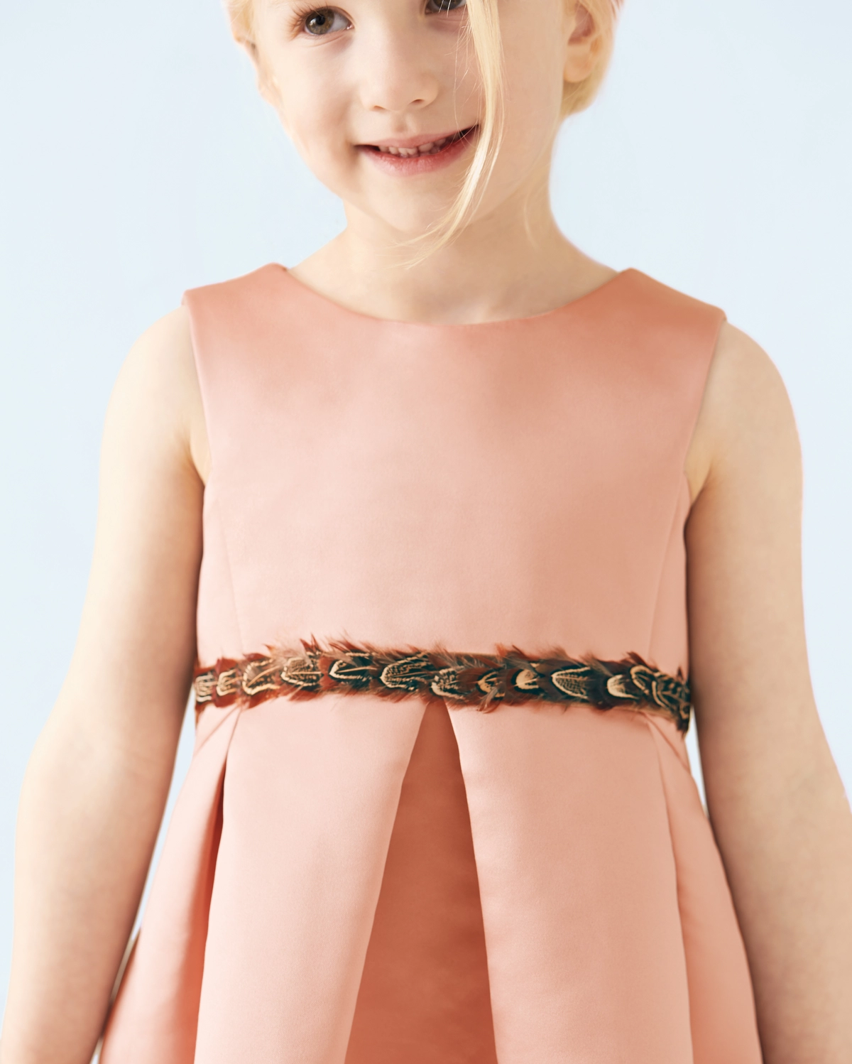 Feather Sash for Your Flower Girl's Dress at Your Spring Wedding