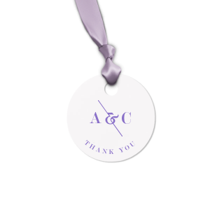 Lighten up someone's day! This would be a great way to surprise your closest ones. The Letterpress Gift Tag with Couple Initials on it and a Thank You graphics would look amazing on your gift! 