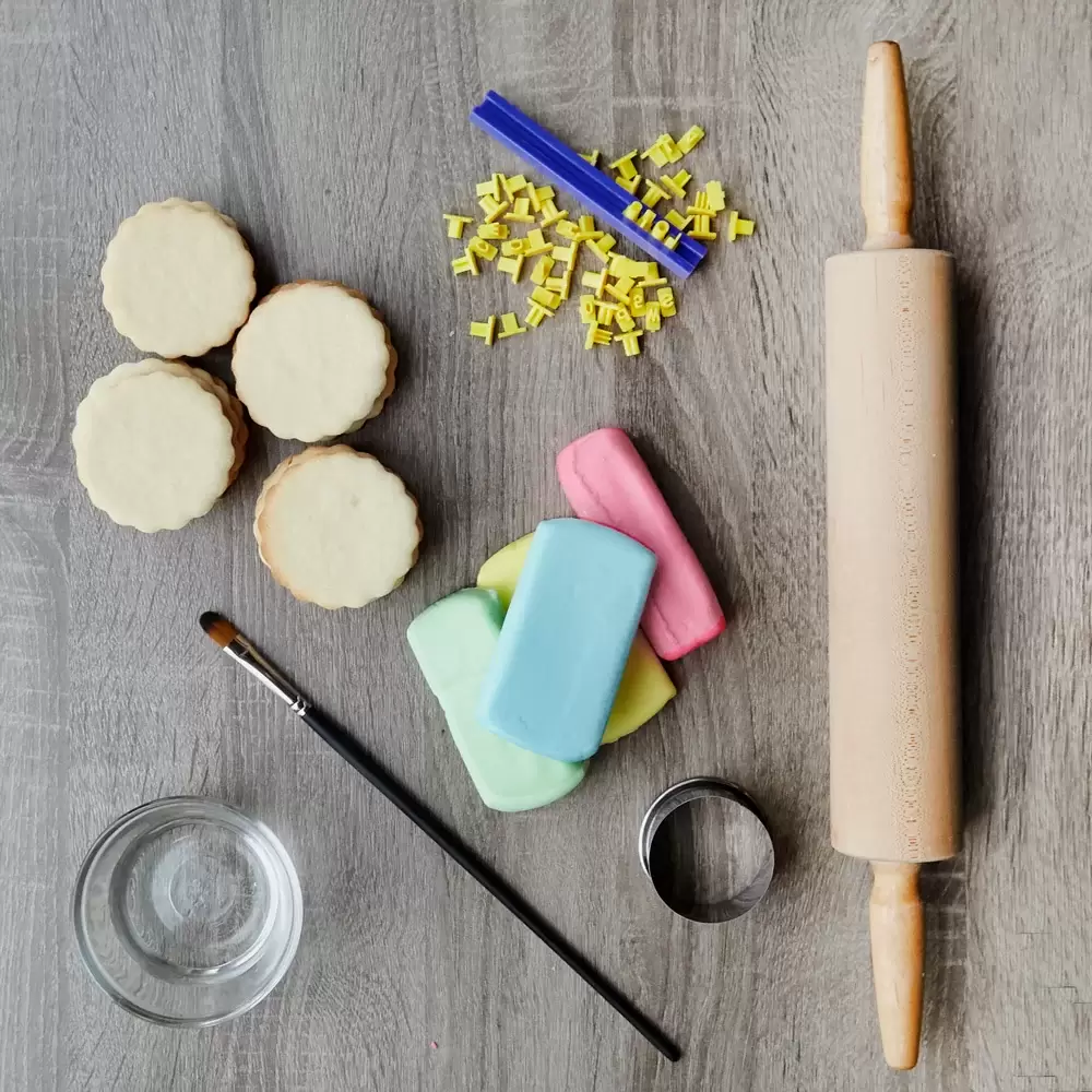 ingredients needed for diy easy custom cookies 