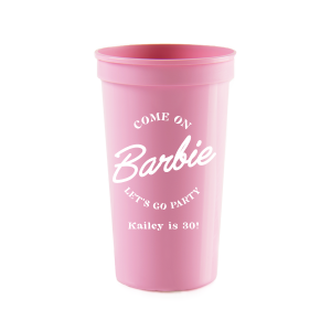 Barbie Let's Go Party Pink Cup