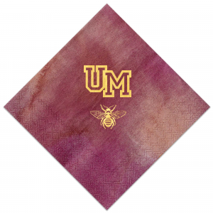 Our beautiful custom Cranberry Cocktail Napkin with Shiny 18 Kt Gold Foil has a Bee graphic and is good for use in Animals themed parties and will look fabulous with your unique touch. Your guests will agree!