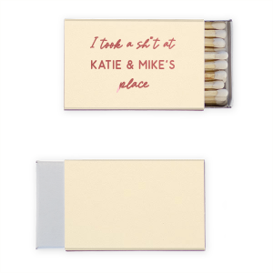 Get fancy with these funny I Took A Sh*t At Their Place Matches. Bring smile on people faces and make yourself recognizable. Expect a lot of compliments for the creativity. 