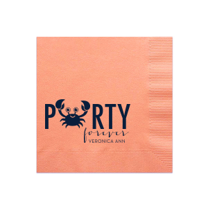 Party Forever Crab Napkin