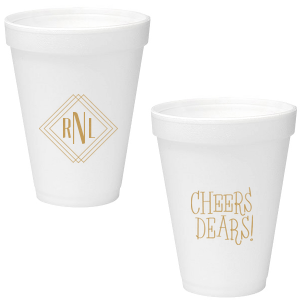 Cheers Ya'll Personalized 20oz Styrofoam Cups