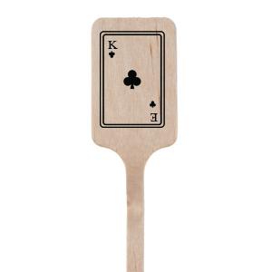 Clubs Playing Card Stir Stick