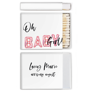 ForYourParty's chic White Classic Custom Photo Matchbox with Matte Black Ink Digital Print Colors and Matte Fuchsia Ink Digital Print Colors will look fabulous with your unique touch. Your guests will agree!