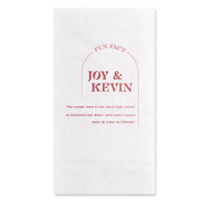 The ever-popular Fog Cocktail Napkin with NEW Shiny Merlot Foil has a Plain Arch graphic and is good for use in Invitation themed parties and can be customized to complement every last detail of your party.