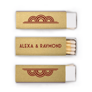 Deco Framed Names Match