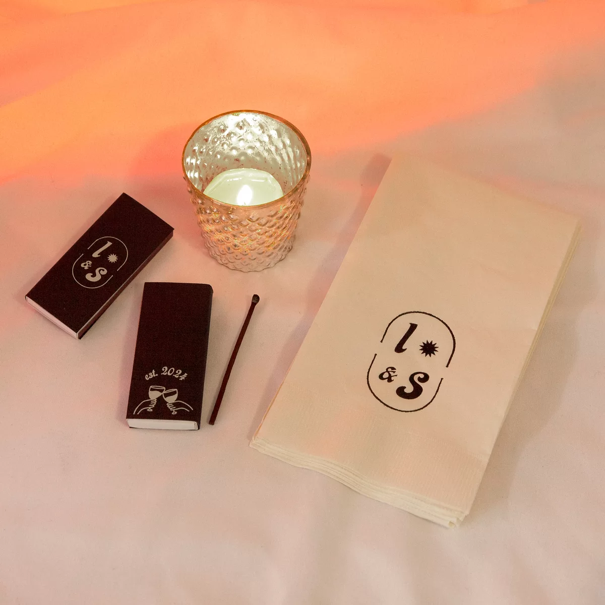 Destination Mexico Initials Napkin