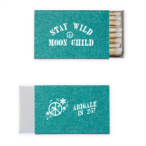 Celebrate your disco themed birthday party with this unique party favor. Birthday matchboxes are a fun way to mark a comemorative event. This custom matchbox is perfect for your 70s themed birthday party. 