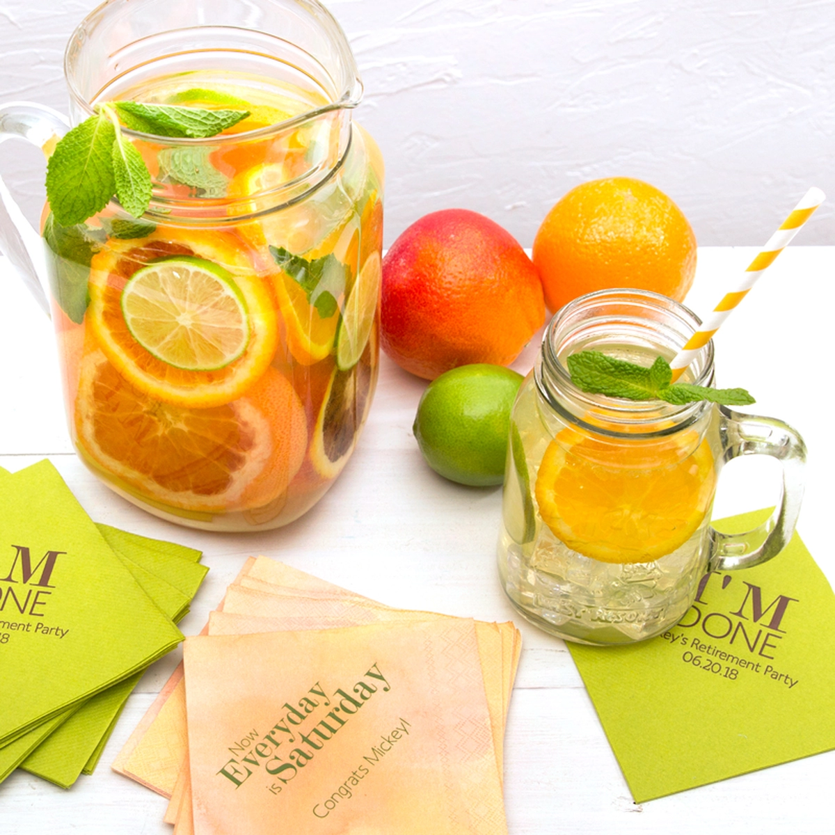 personalized party supplies for retirement party ideas