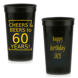 Celebrate with gusto using the Cheers & Beers Birthday Cup. Bursting with lively energy and festive vibes, this design is perfect for toasting to milestone birthdays and the exciting years ahead. Raise your cup to cherished moments and the memories being made today.