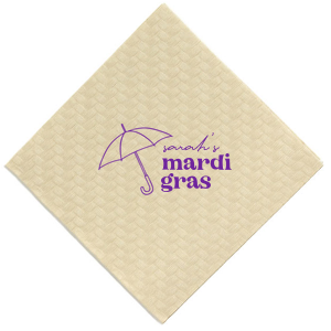 This Mardi Gras, make your party stand out with custom party supplies!