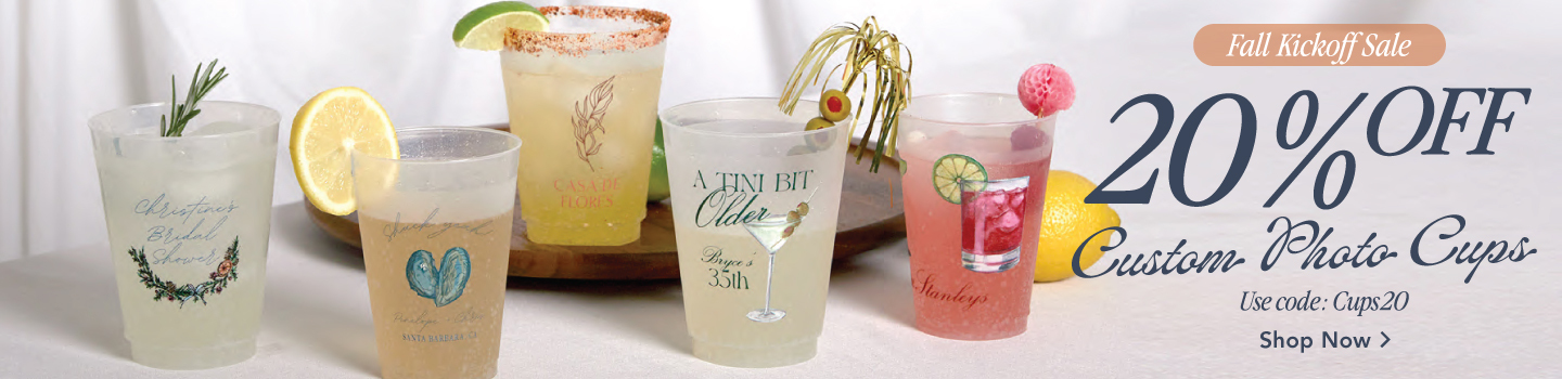20% Off Custom Photo Cups Use code cups20