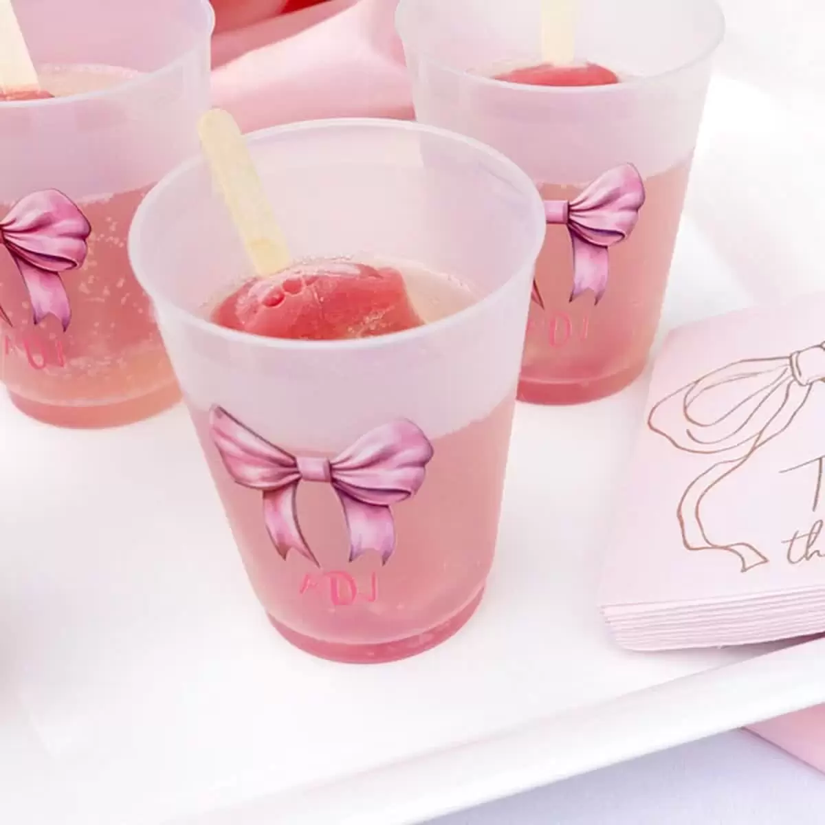 custom bridal shower party accessories