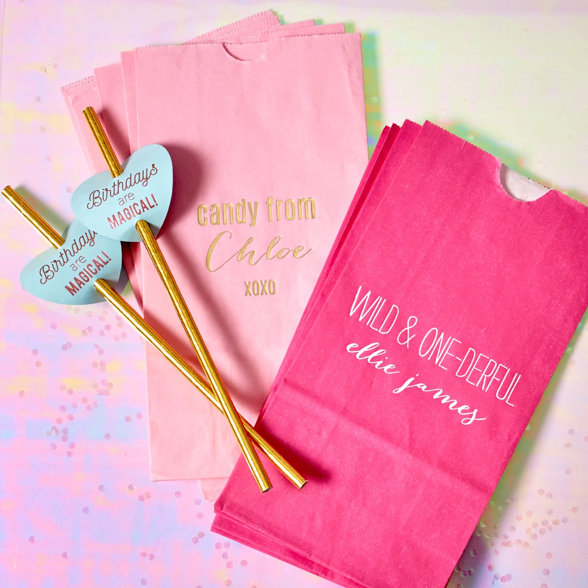 birthday party favor bags