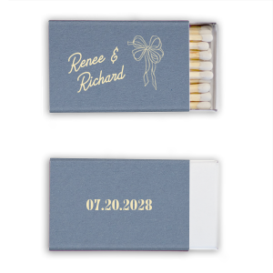 Nuptial Grace Bow Matchbook