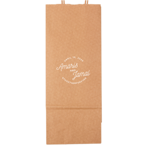 Elevate your event with the Modern Script Names & Hashtag Gift Bag design, a fusion of contemporary style and social savvy. Featuring the couple's names, event date, and a custom hashtag, this bag turns every gift  into a stylish, memorable experience, ideal for trend-setting events. 