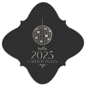 Begin the year with style with the Hello New Year 2025 Coaster! The stylish and functional coaster comes in a variety of shapes and colors to suit your festivity needs.