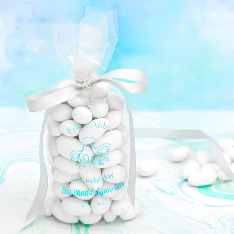 wedding favor bags for ocean themed wedding