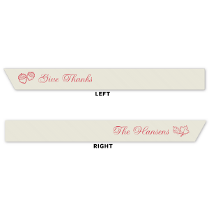 Personalized Satin Ribbon 7/8 width – QUEEN & GRACE