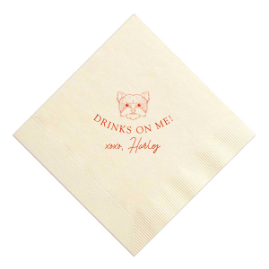 Your wedding isn't complete without your Yorkshire Terrier! Personalize your wedding party accessories with clipart of your cute Yorkshire Terrier. 