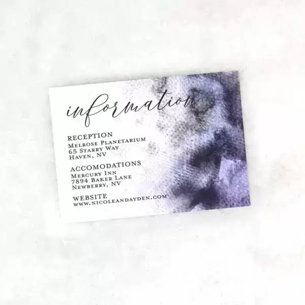 Details Card (Photo + Foil)