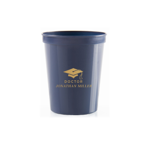 Honor the graduate's hard-earned milestone with the Grad Cap Toast Cup, customized with the graduate's name and featuring a classic graduation cap graphic. A perfect vessel to celebrate their bright future at the graduation party.