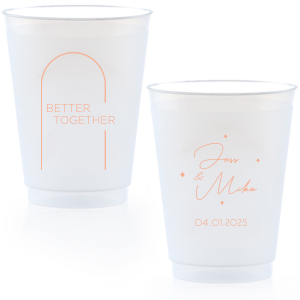 12oz or 16oz Frosted Unbreakable Plastic Cup #219 - Custom Pet