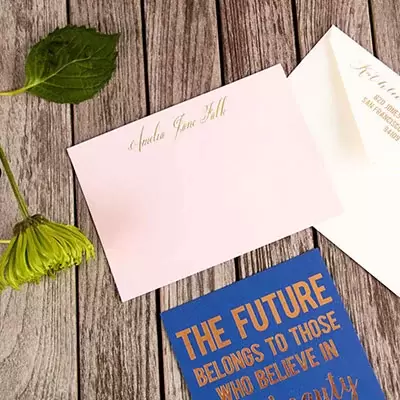 Large Note Card with Envelope (Foil)