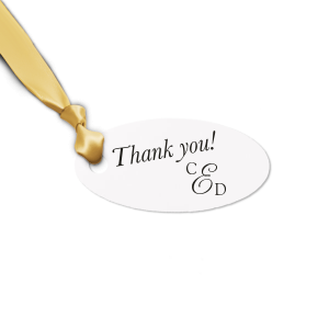 The ever-popular Natural Ivory Rectangle Gift Tag with Matte Moss Green Foil are a must-have for your next event—whatever the celebration!