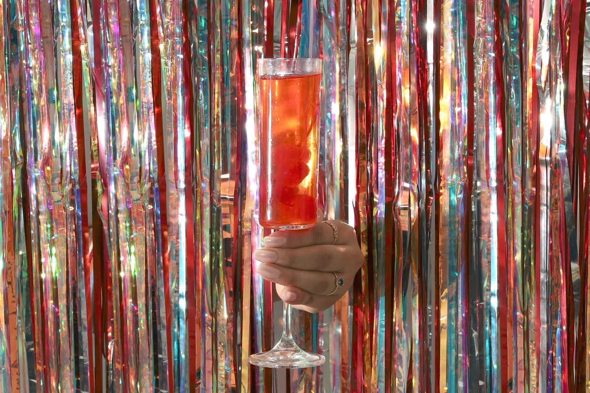 simple cherry french 75 recipe