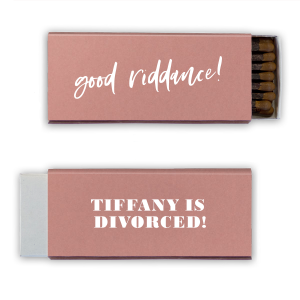 A divorce is a time of change, and an opportunity to party! Say good riddance to the past and throw a divorce party. 