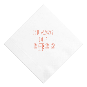 ForYourParty's personalized White Guest Hand Towel with Shiny Poppy Foil has a 2 Toilet Paper Rolls graphic and is good for use in Home themed parties and couldn't be more perfect. It's time to show off your impeccable taste.