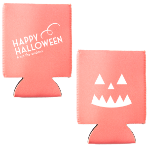 Halloween Pumpkin Face Can Cooler