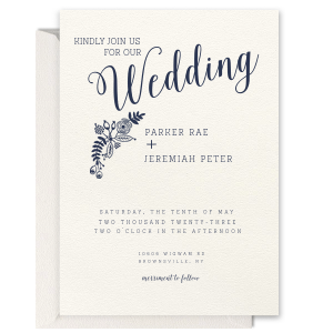 Backyard Wedding Invitation 