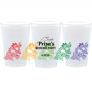 Our beautiful custom Matte Black Ink Custom Photo 16 oz Frost Flex Cup with Matte Black Ink Digital Print Colors has a Elegant Hand 2 graphic and is good for use in Invitation, Trendy themed parties and will look fabulous with your unique touch. Your guests will agree!