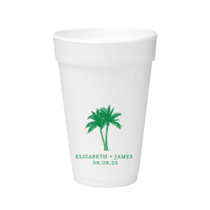 The Romantic Beach Vibes Cup is sure to turn your next party event into a summertime smash! Available in your choice of ink printed colors and customizable text, the party cup is easy to make your own.