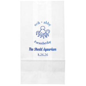 Our custom Shiny Turquoise Large Cellophane Bag with Shiny Turquoise Foil has a Octopus graphic and is good for use in Beach/Nautical, Animals, Kid Birthday themed parties and couldn't be more perfect. It's time to show off your impeccable taste.