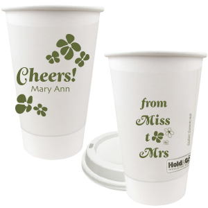 Disposable 16 oz. Paper Coffee Cups - 30 Count - Luxury Disposable Tableware for Passover - Posh Setting