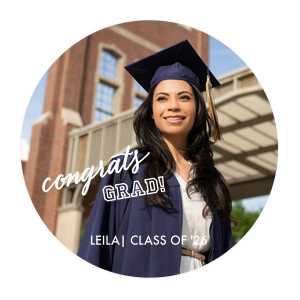 Celebrate your hard work with our custom photo Congrats Grad! drinks coasters.  Featuring a classic collegiate design and edge to edge printing for your photograph, these drinks coasters will put your graduate front and center during the celebration.
