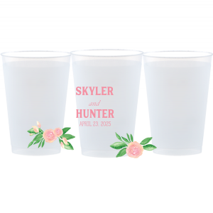 The ever-popular Matte Rouge Ink Custom Photo 16 oz Frost Flex Cup with Matte Rouge Ink Digital Print Colors can be customized to complement every last detail of your party.