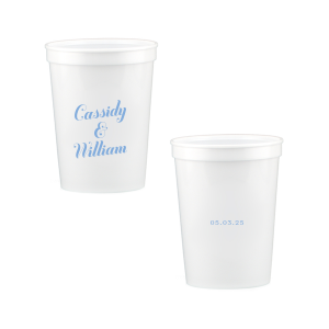 Love Anchors the Soul - Wedding Stadium Cups #3 - Custom - Bridal Wedding Favors, order Wedding Cups, Party Cups