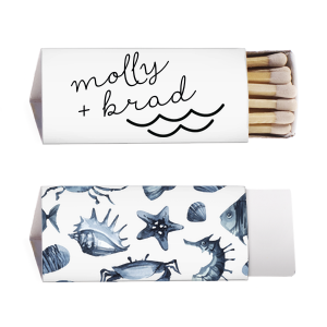 Our beautiful custom White Classic Custom Photo Matchbox with Matte Black Ink Digital Print Colors and Matte Fuchsia Ink Digital Print Colors has a Wave Accent graphic and is good for use in Travel, Beach/Nautical, Father's Day themed parties and can't be beat. Showcase your style in every detail of your party's theme!