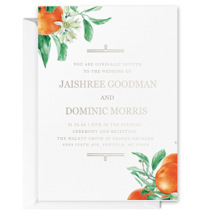 The ever-popular Strathmore White Full Color with Foil Invitation with Shiny Sterling SilverFoils couldn't be more perfect. It's time to show off your impeccable taste.