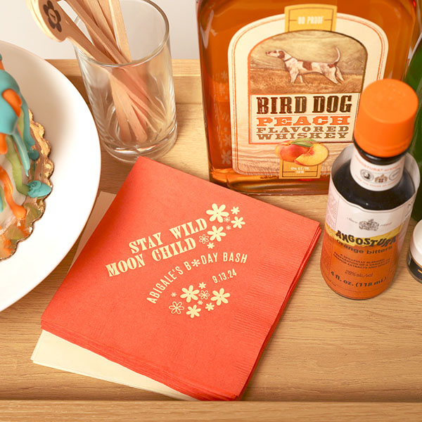 Disco Night Groovy Birthday Napkin