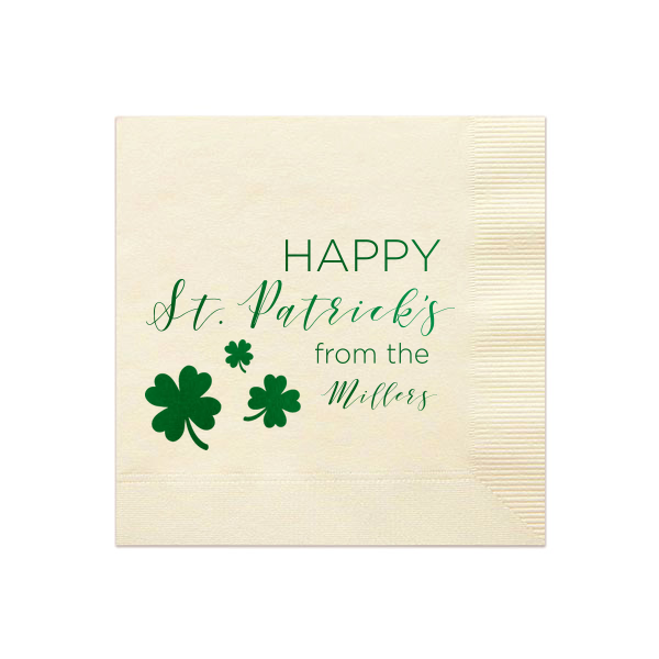 Happy St. Patrick's Holiday Napkin