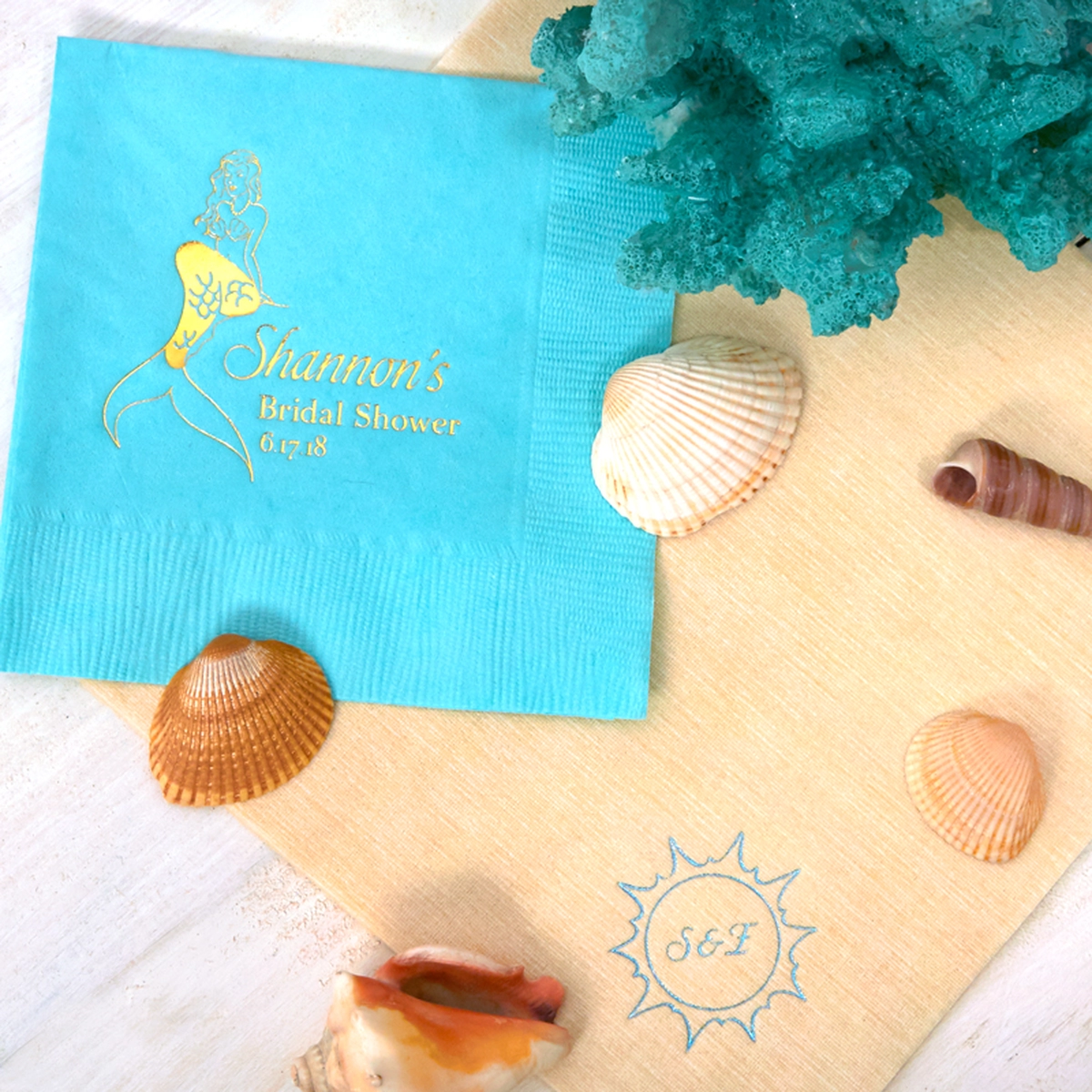 Shop the Girls & Pearls Collection Custom Napkins