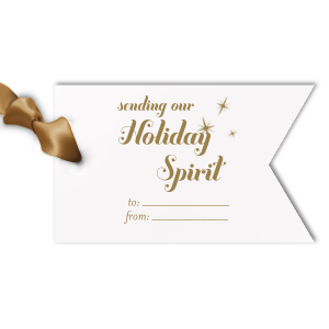 Our new Holiday Letterpress Gift Tag comes with a great spirit and leave unforgettable moments. It fits in every occasion especially in Holiday themed parties.